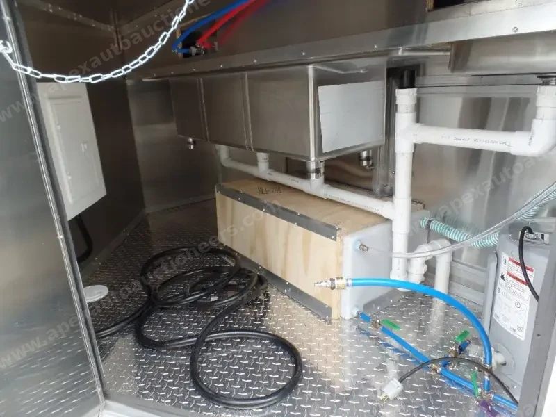 8.5' x 17' Yellow Concession Food Trailer photo 16