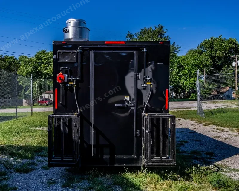 2025 Fully Equipped Food Trailer 7x16 Black-Out photo 5