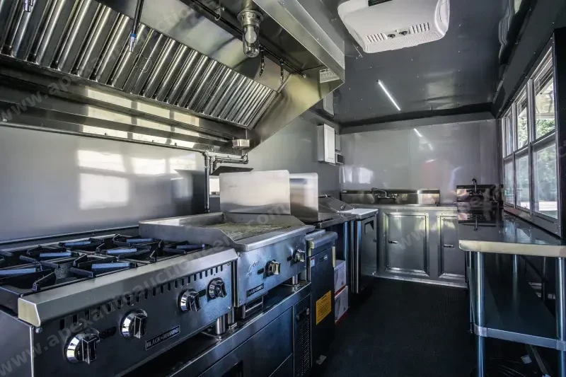 2025 Fully Equipped Food Trailer 7x16 Black-Out photo 16