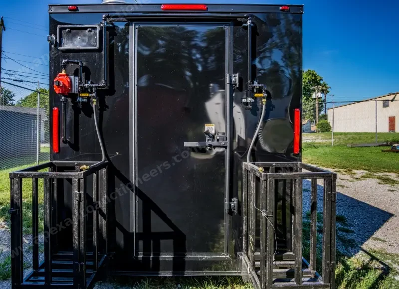 2025 Fully Equipped Food Trailer 7x16 Black-Out photo 3