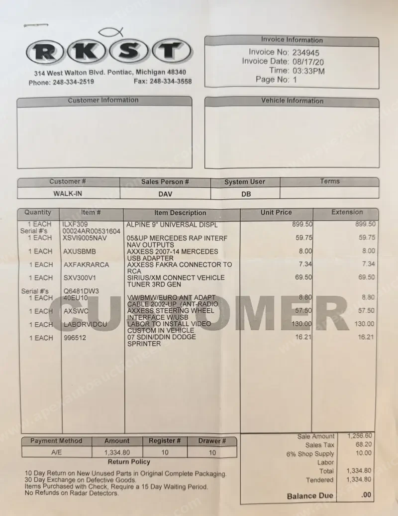 2019 Mercedes-Benz Sprinter 3500 Winnebago Era BM170X photo 201