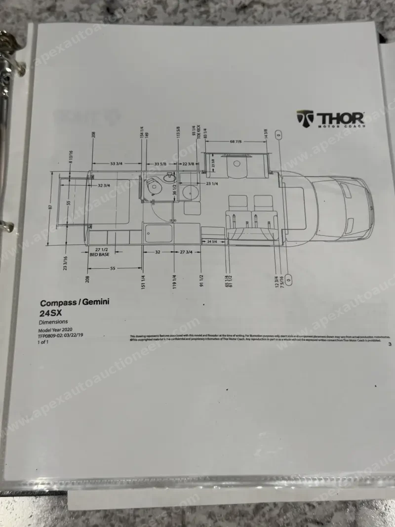 2020 Thor Motor Coach Gemini 24SX photo 159